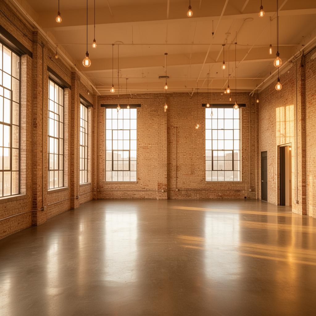 Empty venue showing flexible layout